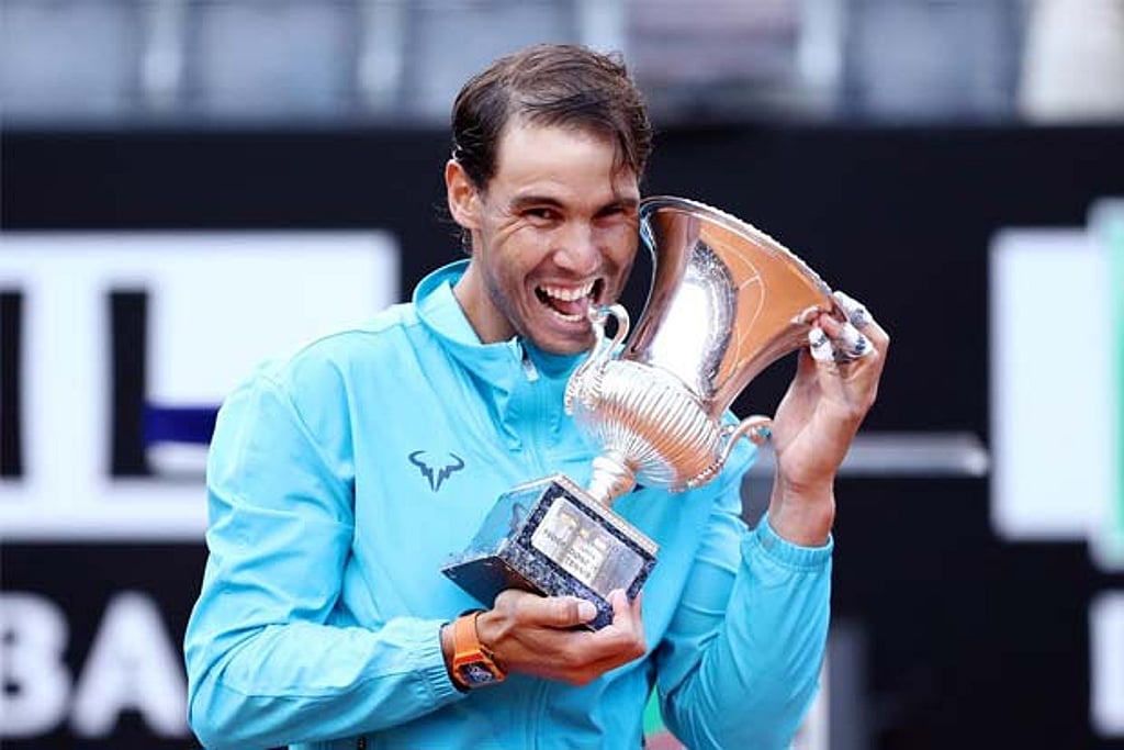 Imperious Nadal blows away Djokovic to land ninth Rome title