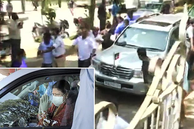 AIADMK flag in Sasikala's car creates flutter, Jayakumar objects, TTV ...