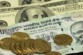 Rupee falls 13 paise to settle at 95.43 against US dollar