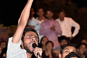 JNU students hold talk on Umar Khalid's book at another spot after venue cancellation