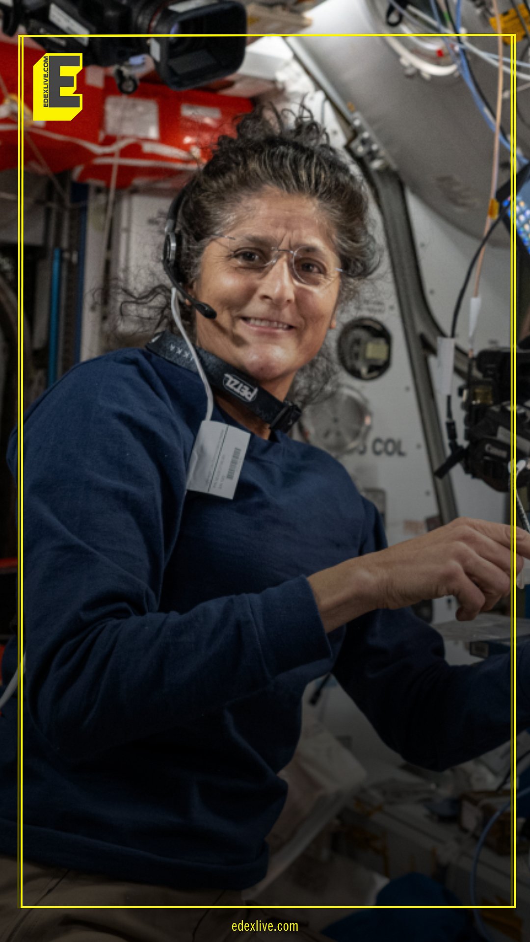 Video claiming astronaut Sunita Williams is coming back to Earth goes