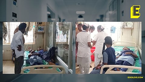 Students at the hospital