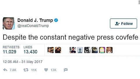 Trump's original tweet