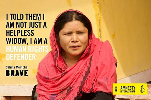 Amnesty International's BRAVE campaign was conducted in Manipur , to bring the stories of human rights activists to the masses of the state