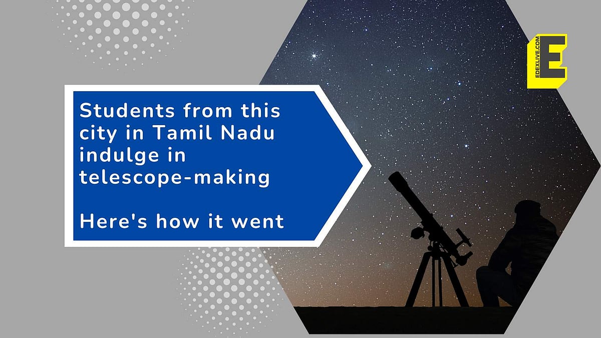 Tamil Nadu School students learn about construction of telescopes