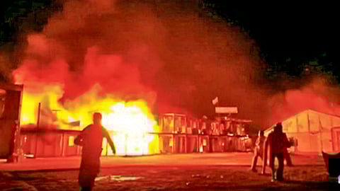 hospital burnt in pak attack in islamabad