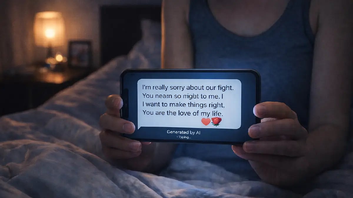 প্রেম না প্রম্পট? ChatGPT-এর মেসেজেই ভাঙল সম্পর্ক! প্রেম না প্রম্পট? ChatGPT-এর মেসেজেই ভাঙল সম্পর্ক!