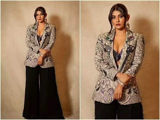 পার্নোর এই আউটফিটটি কোন ডিজাইনারের কালেকশন