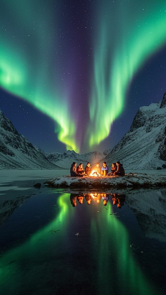 Norway Glass-Window Night Train