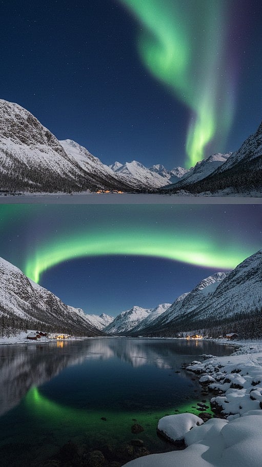 Norway Glass-Window Night Train