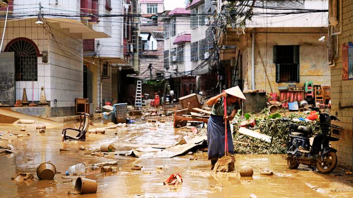 floods in China's south