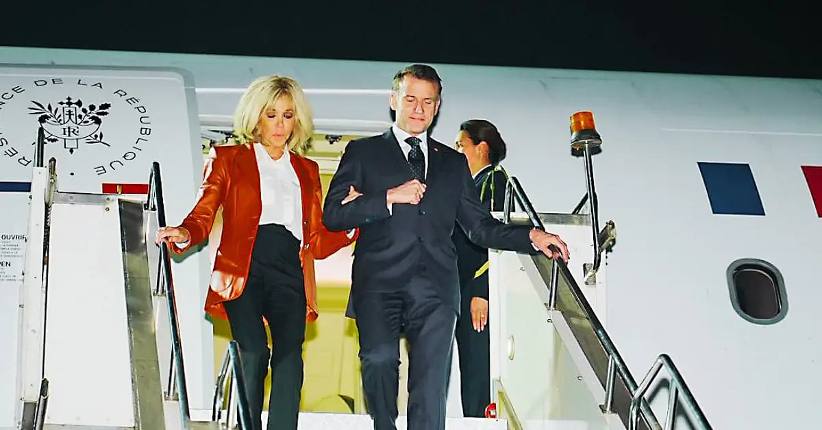 PM Modi Macron Mumbai Meeting 