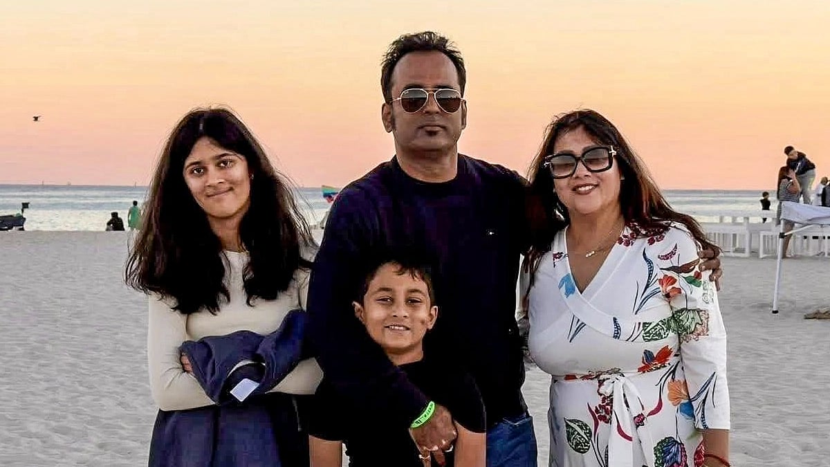 Mahua Ganguly and her Family