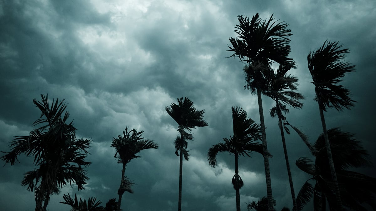 turbulent weather condition