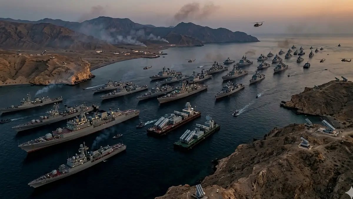 Iran said it temporarily closed the Strait of Hormuz