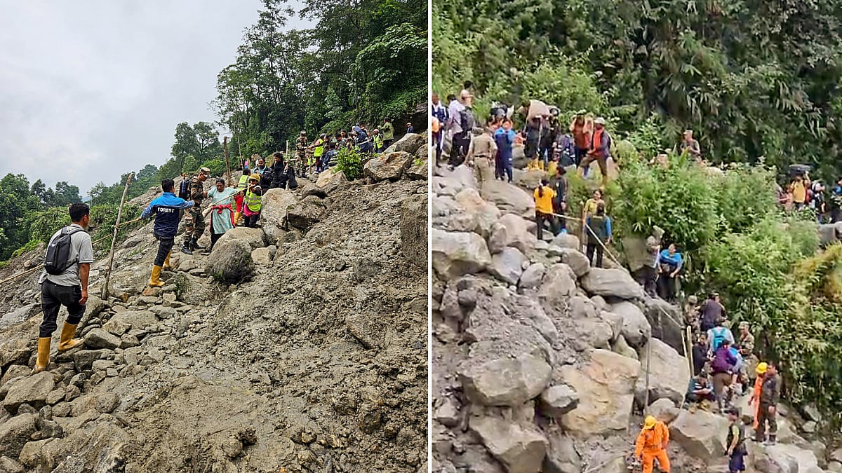 landslides Sikkim 