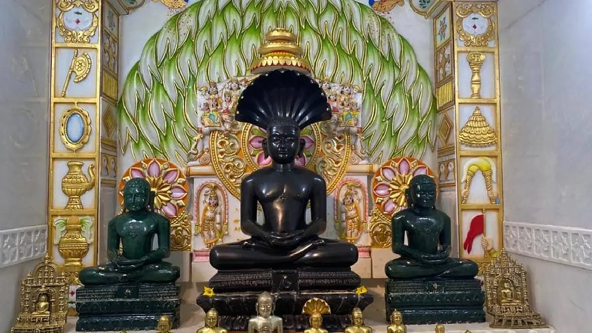 black god with temple 