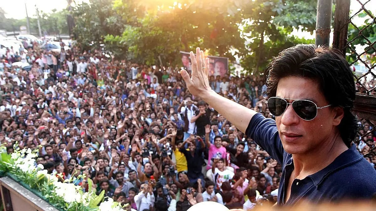 King with his Fan
