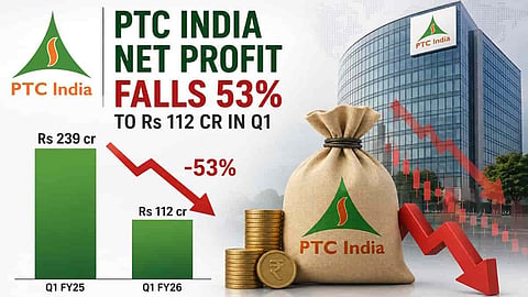 Alt="PTC India net profit falls 53 percent to Rs 112 crore in Q1'FY27"