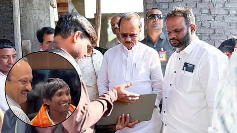 ‘Zhapuk Zhapuk’ Fame Suraj Chavan Gets Support from Ajit Pawar; DCM Inspects New House Construction