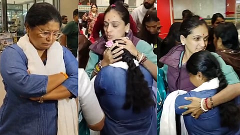 Sushma Andhare got emotional after seeing Rupali Thombare who came from Kashmir
