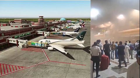 Pakistan: Fire at Lahore airport, many flights cancelled, what exactly happened? 