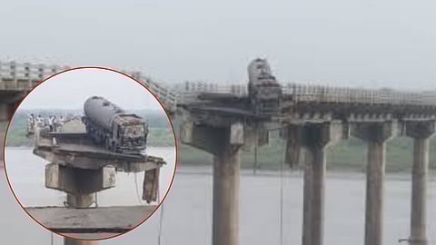 Gujarat Gambhira Bridge Collapse; vehicles plunge into river, 2 dead