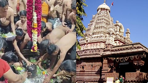 Devotees Flock to Ghrishneshwar Temple on Shravan's First Somvar 