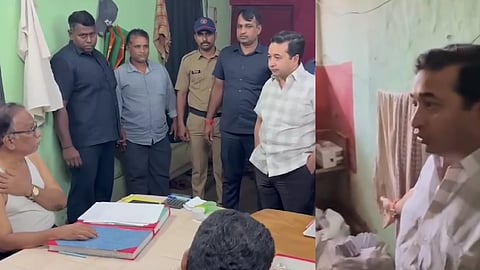 Minister Nitesh Rane Raid on Kankavli Matka Center