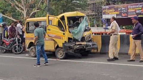 Two School Buses Collide in Nagpur; Student and Driver Killed