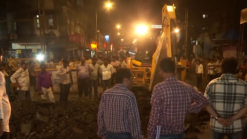 Demolition of Elphinstone Bridge in Mumbai Begins