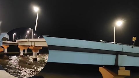 Terrible Accident on Mumbai’s Coastal Road: Car Loses Control, Falls into Sea
