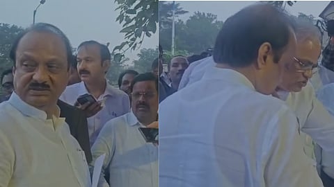 Ajit Pawar Scolds Officer During Visit to Pune 