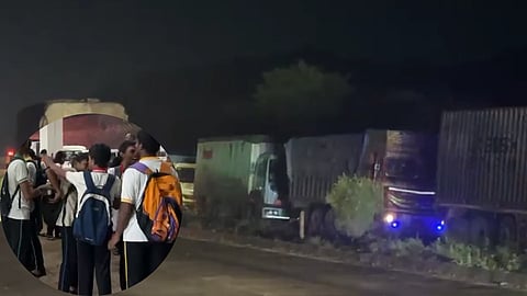 Mumbai-Ahmedabad Highway Traffic Jam