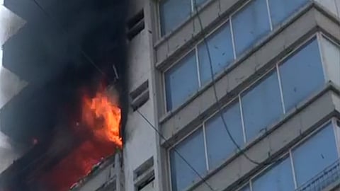 Massive Fire Breaks Out at JMS Business Center in Jogeshwari