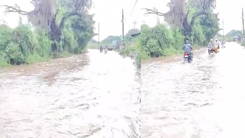 Cloudburst in Pachora Taluka of Jalgaon; Farmers Suffer Heavy Losses
