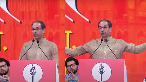 Shiv Sena's Nirdhar Melawa: "Anaconda snake came to Mumbai and left...", Uddhav Thackeray's Attack on Modi-Fadnavis