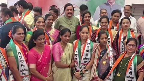 NCP: Shiv Sena Officials from Mhasla Taluka Join NCP 