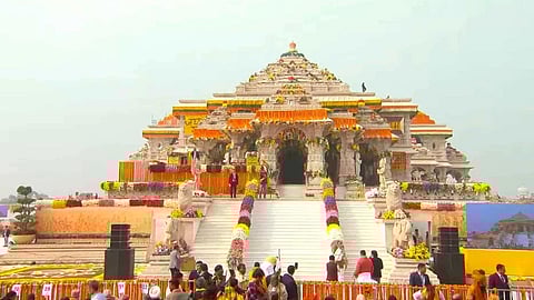 Ayodhya Ram Mandir Dhwajarohan: Flag Hoisting Ceremony at Shri Ram Temple in Ayodhya Today