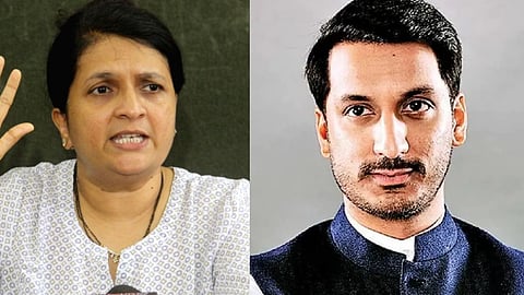 Anjali Damania reaction on pune land case : '...but Parth Pawar's name is still not in the FIR'