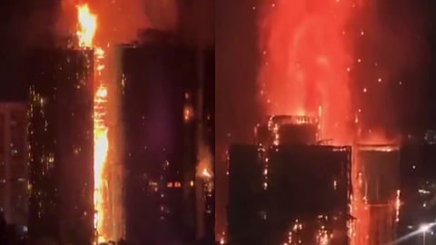 Hong Kong Fire: Massive fire in seven buildings in Hong Kong; 44 dead
