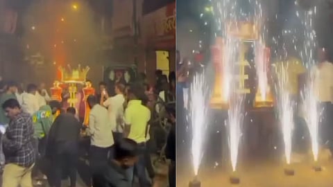 Pune Breaking: Notorious criminals' birthday celebrated again at Chitra Chowk in Yerwada area 