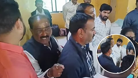 Nashik: Chaos at the Voting Center in Trimbakeshwar's Anand Akhada