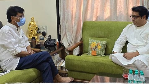Raj Thackeray Meets Sanjay Raut : After a full 20 years, Raj Thackeray at Raut's residence — what happened during the meeting?