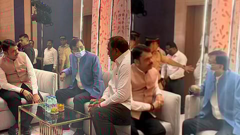 Chief Minister Devendra Fadnavis has met MP Sanjay Raut 