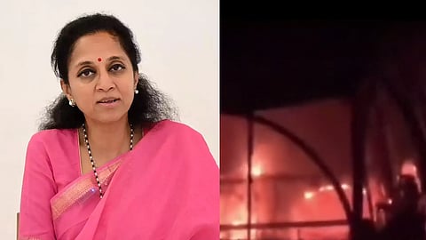 Fire in Goa Night Club; Supriya Sule's Reaction, Said...