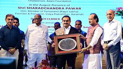 Gautam Adani : "Sharad Pawar is my mentor" Gautam Adani's statement made the Baramati event a topic of discussion

