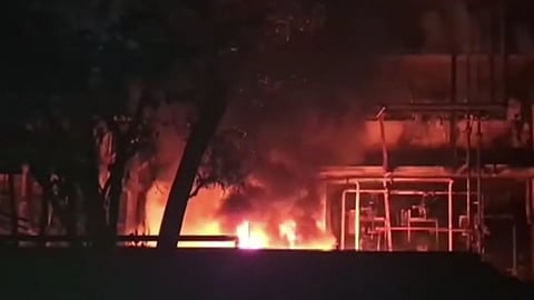 Badlapur Fire: Explosion in Badlapur MIDC; More than 12 to 15 Boiler Explosions in the Company Due to Fire