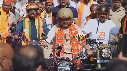 Nagpur: Chief Minister Devendra Fadnavis's Bike Rally in Nagpur 