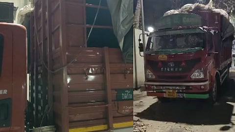Nagpur: Ganja smuggling investigation by special team in Nagpur; Ganja smuggling from truck, driver detained